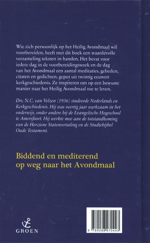 Achterkant van Avondmaal vieren met de kerk der eeuwen