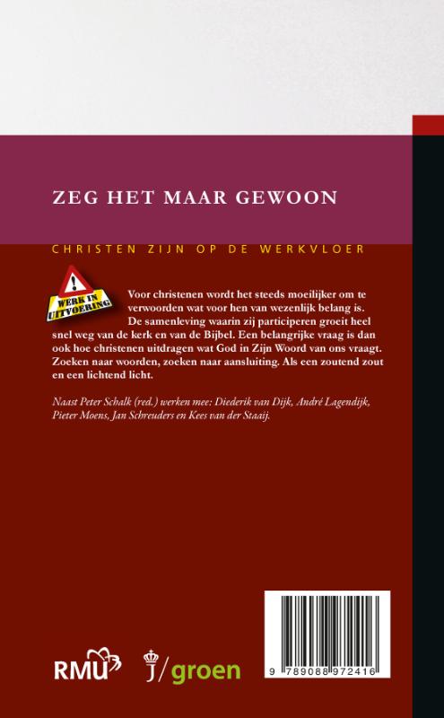 Achterkant van Zeg het maar gewoon
