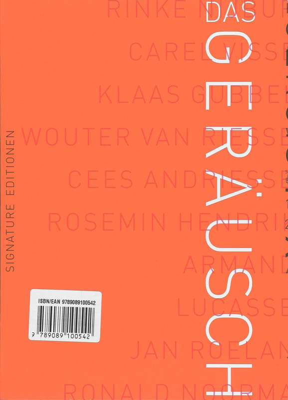 Achterkant van Het Geruis / Das Gerausch