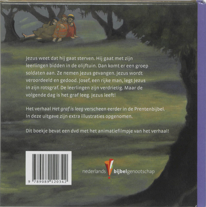 Achterkant van Het graf is leeg