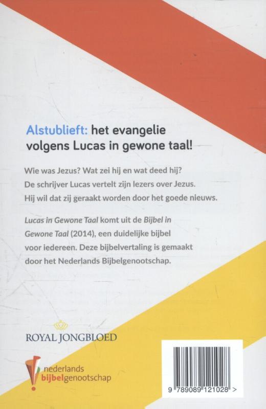 Achterkant van Lucas in gewone taal