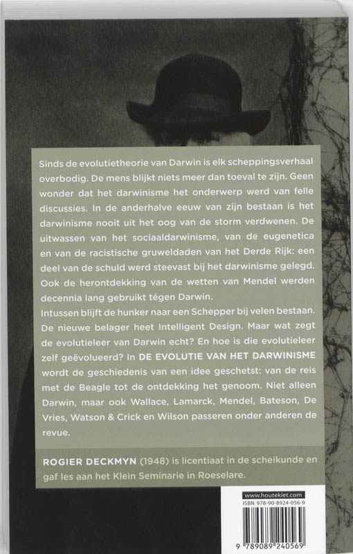 Achterkant van De evolutie van het darwinisme