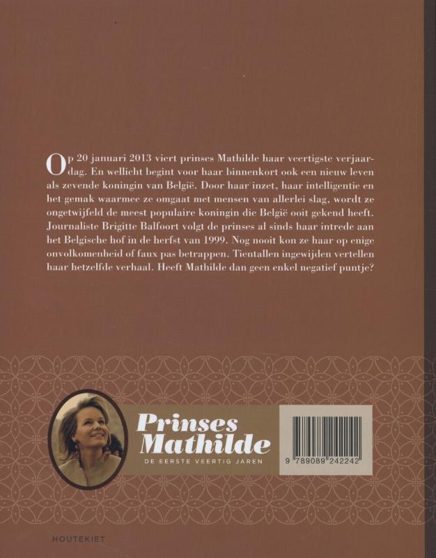 Achterkant van Prinses Mathilde