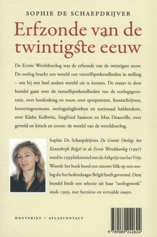 Achterkant van Erfzonde van de twintigste eeuw