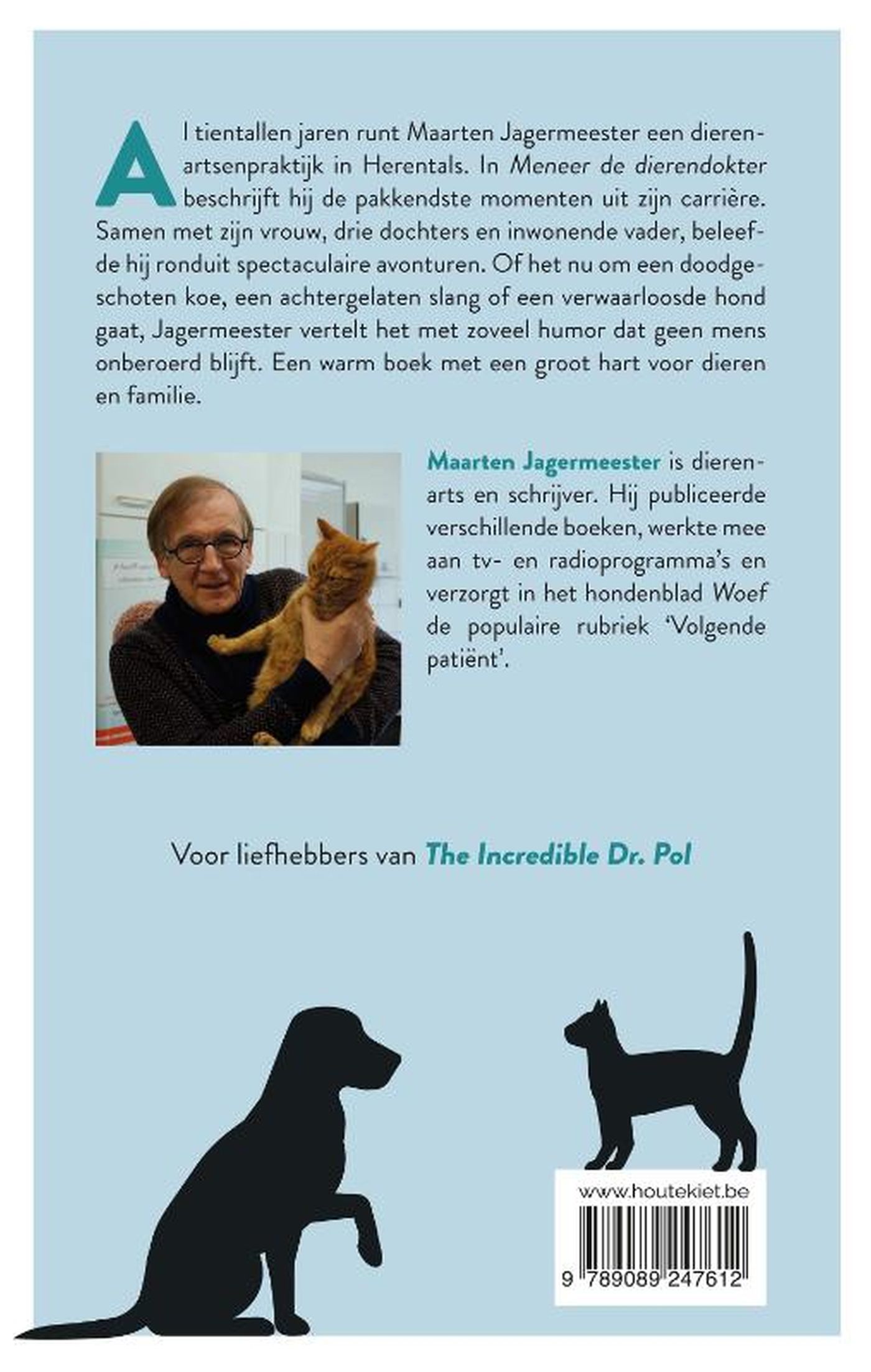 Achterkant van Meneer de dierendokter