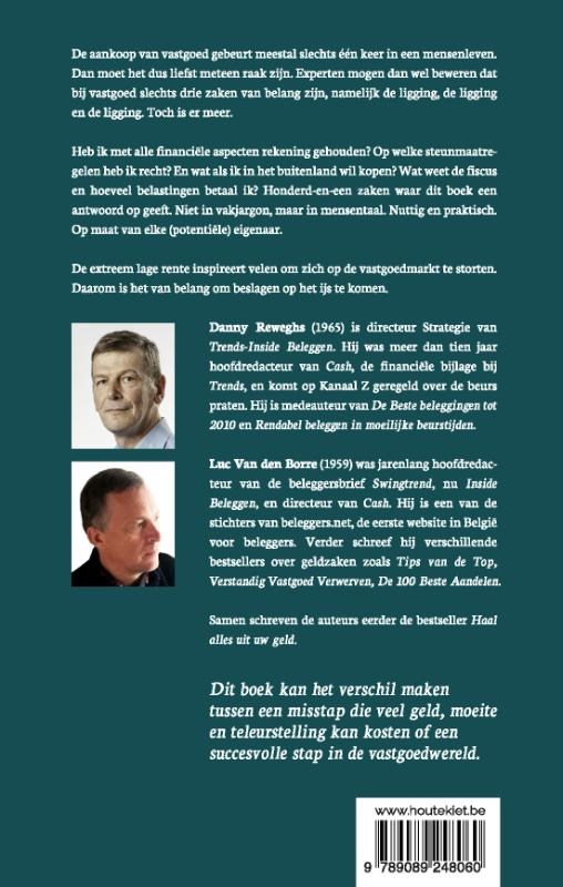 Achterkant van Haal alles uit uw vastgoed
