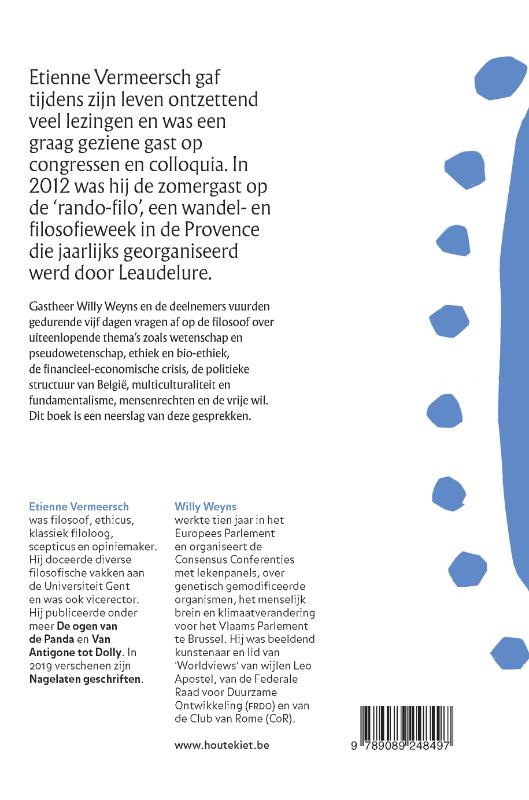 Achterkant van Provençaalse gesprekken