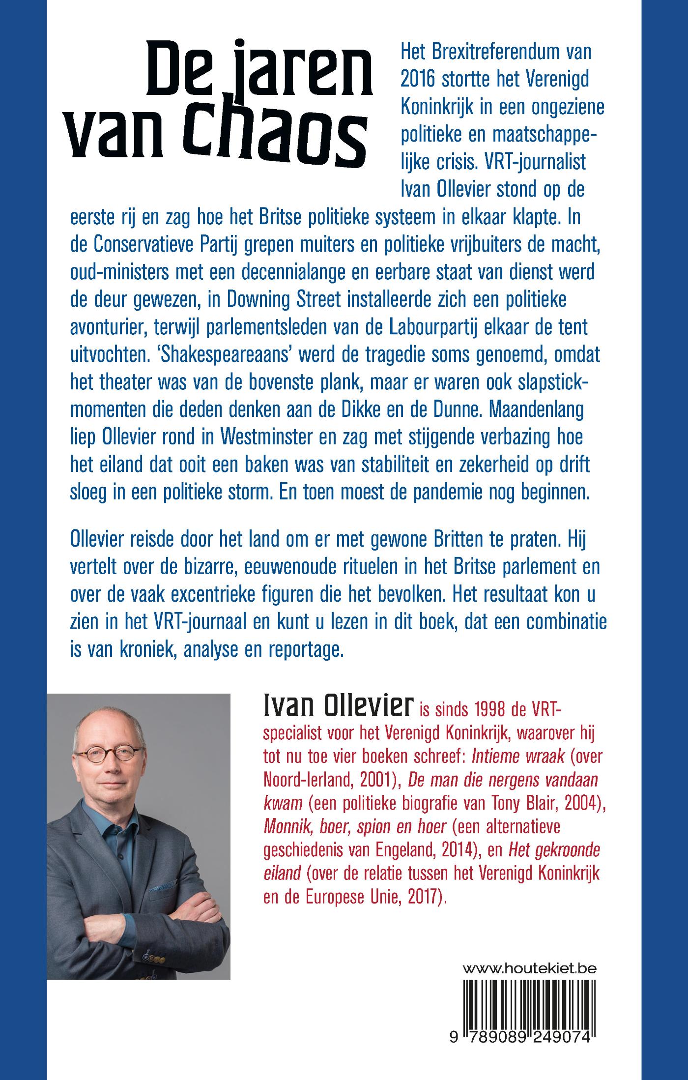 Achterkant van De jaren van chaos
