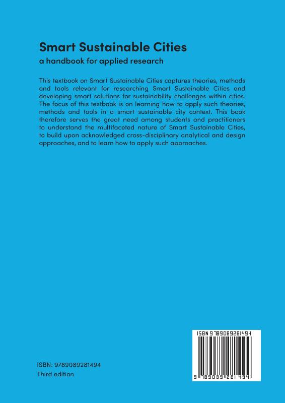 Achterkant van Smart Sustainable Cities
