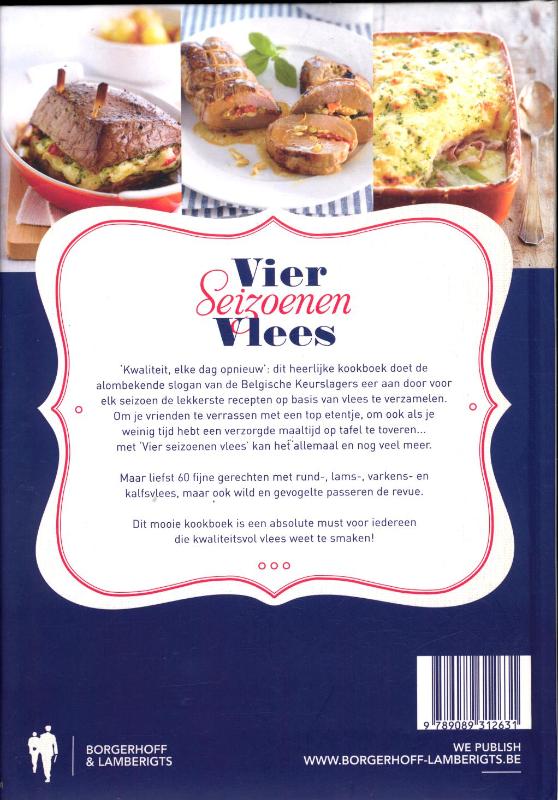 Achterkant van Vier seizoenen vlees
