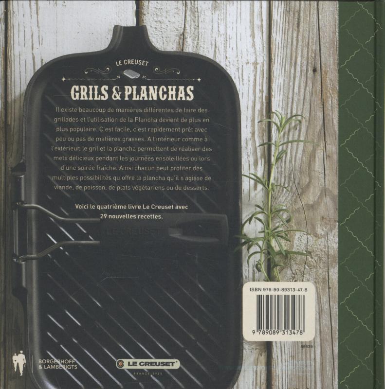 Achterkant van Grill et Planchas - le creuset
