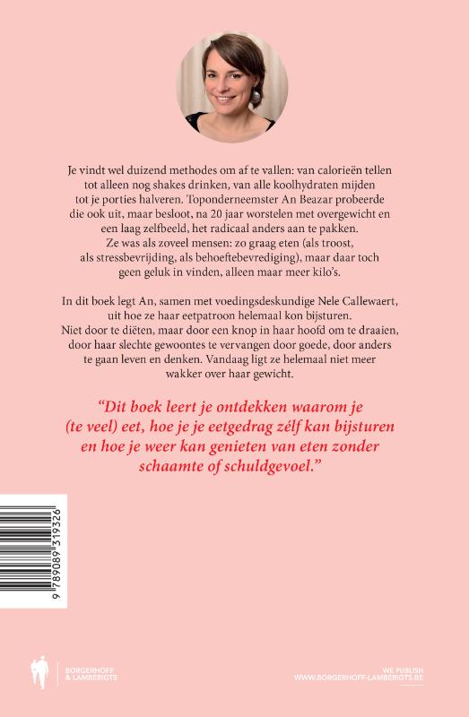 Achterkant van Weet waarom je (te veel) eet