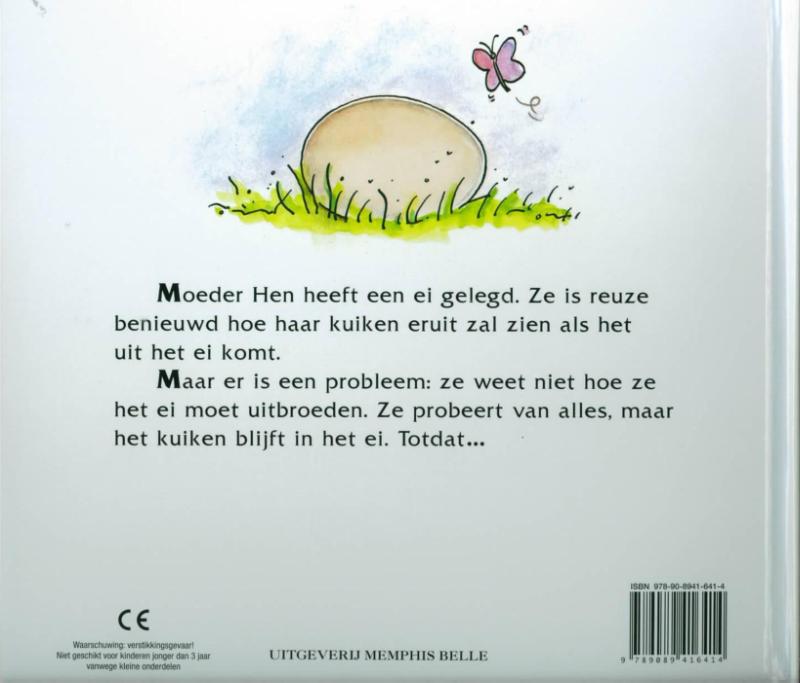 Achterkant van Kom uit het ei, kleintje