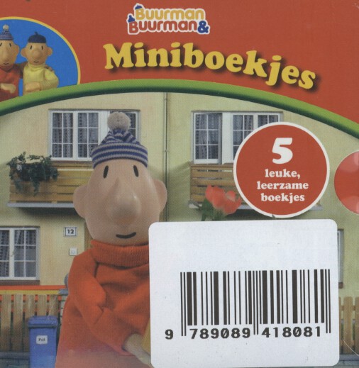 Achterkant van Miniboekjes