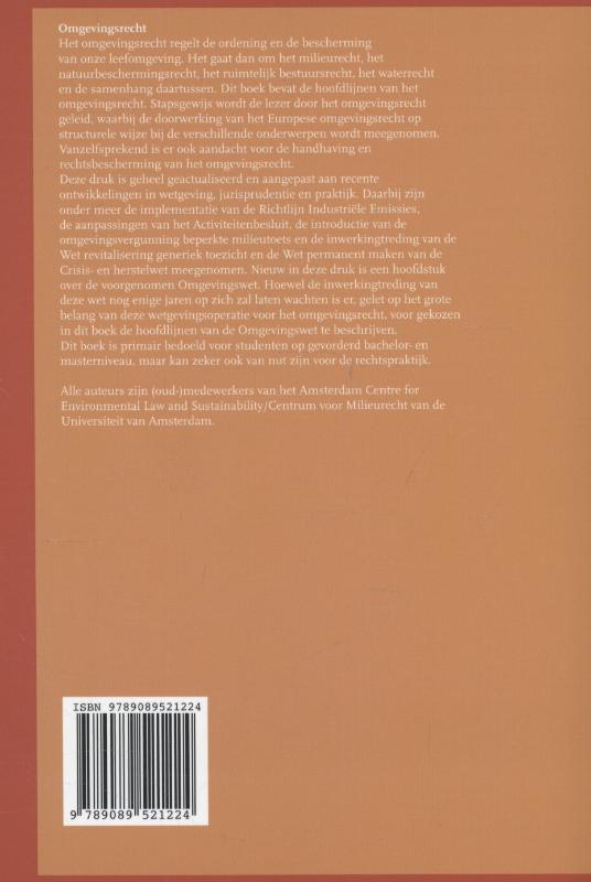 Achterkant van Omgevingsrecht
