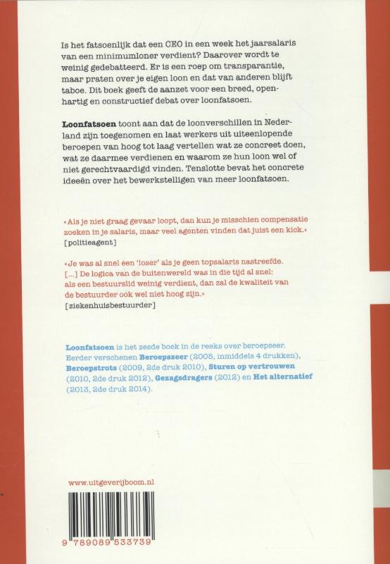 Achterkant van Loonfatsoen
