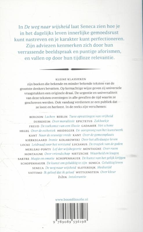 Achterkant van De weg naar wijsheid