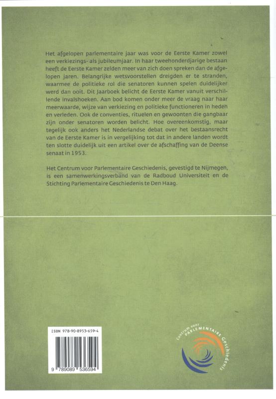 Achterkant van De eerste kamer