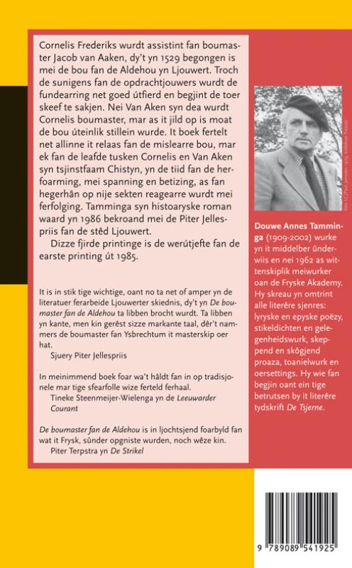 Achterkant van De boumaster fan de Aldehou