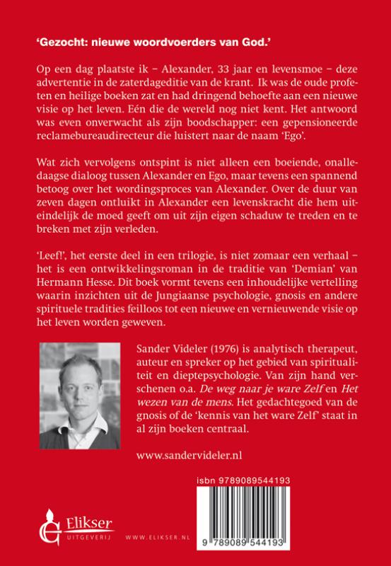 Achterkant van Leef!