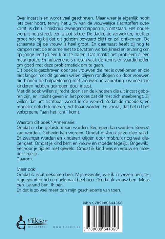 Achterkant van Aan het licht