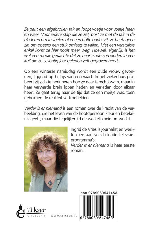 Achterkant van Verder is er niemand