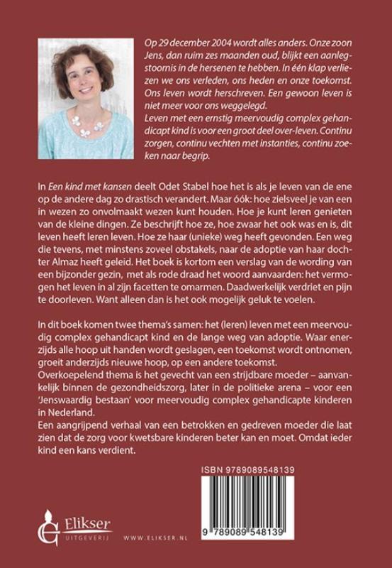 Achterkant van Een kind met kansen