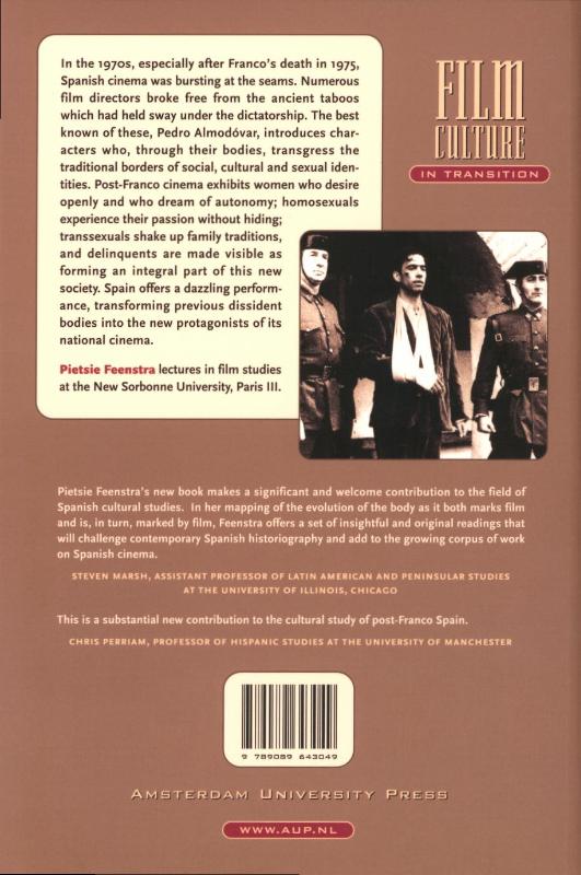 Achterkant van New mythological figures in Spanish cinema (1975-1995)
