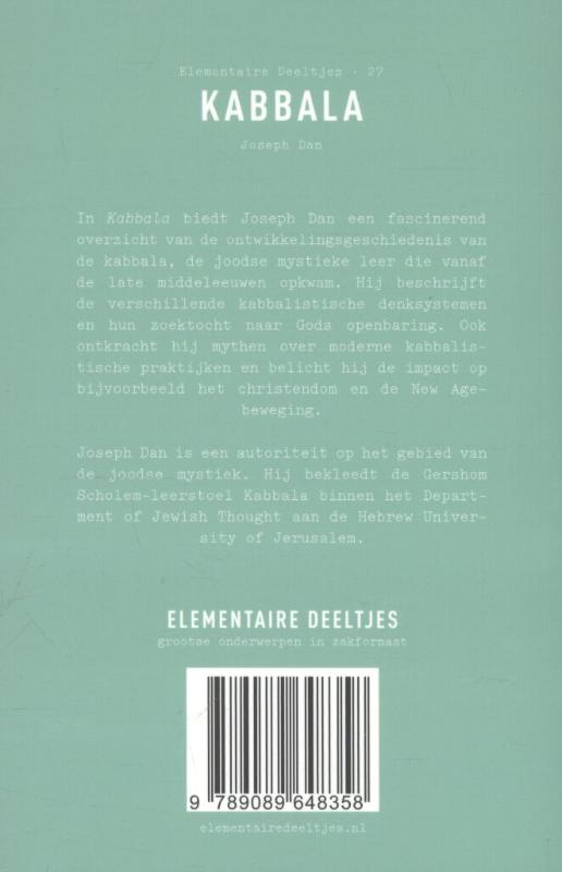 Achterkant van Kabbala