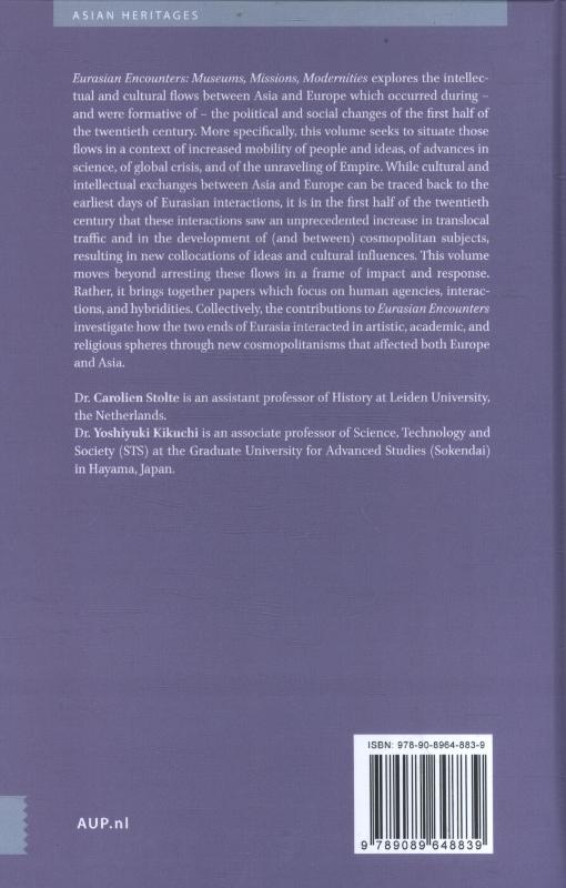 Achterkant van Eurasian encounters