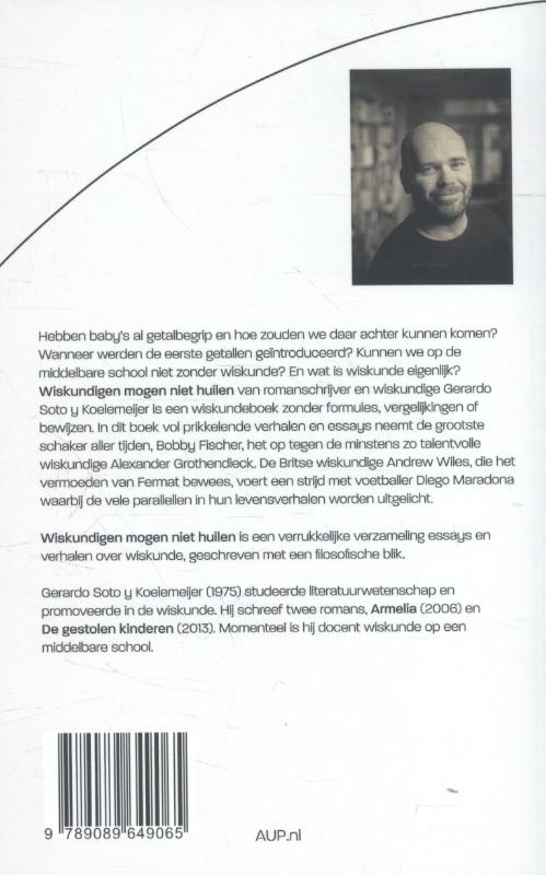 Achterkant van Wiskundigen mogen niet huilen