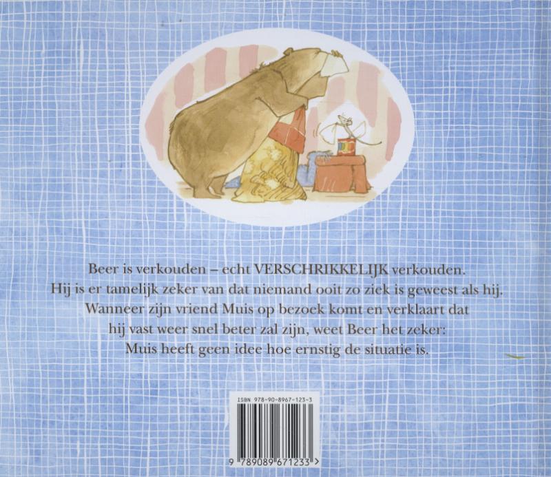 Achterkant van Beer is ziek