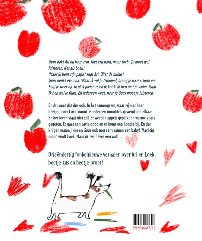 Achterkant van Ari en Loek krijgen een wolf