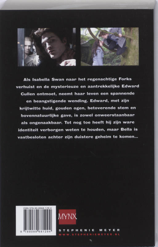 Achterkant van Twilight