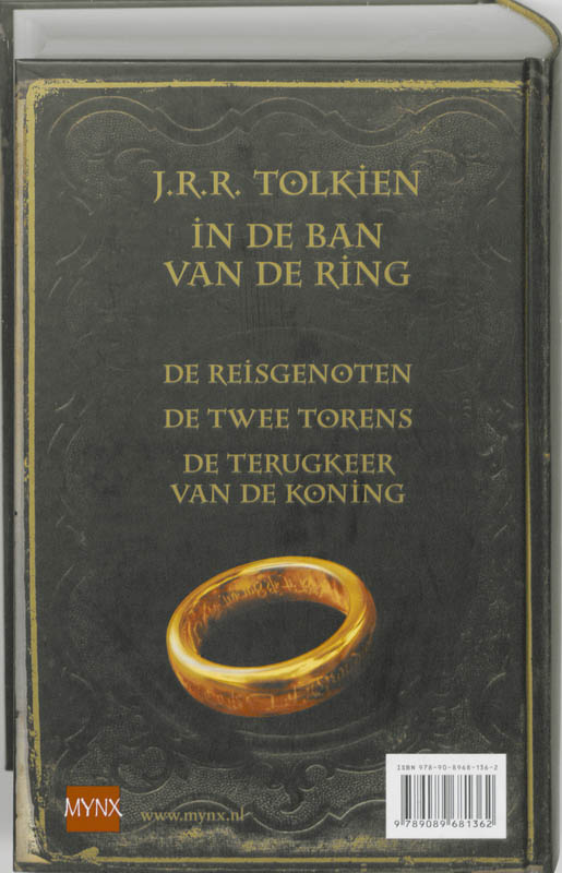 Achterkant van In de ban van de ring