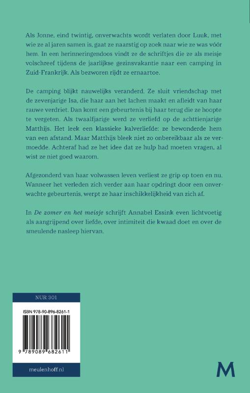 Achterkant van De zomer en het meisje