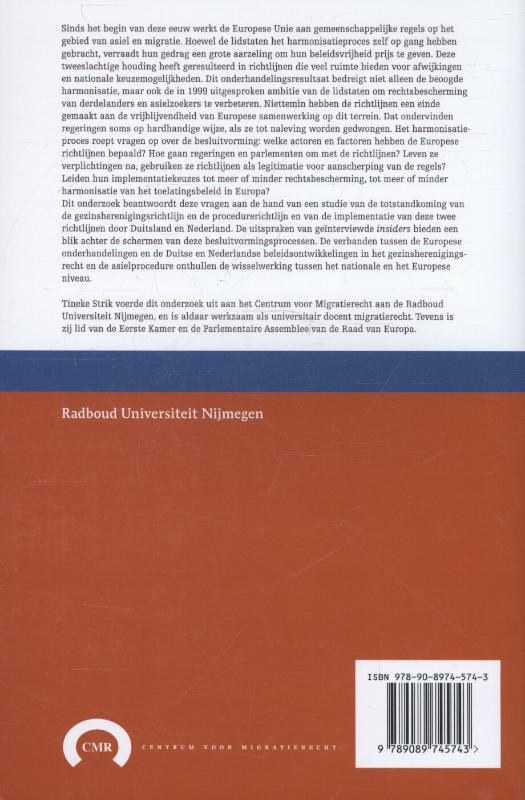 Achterkant van Besluitvorming over asiel- en migratierichtlijnen