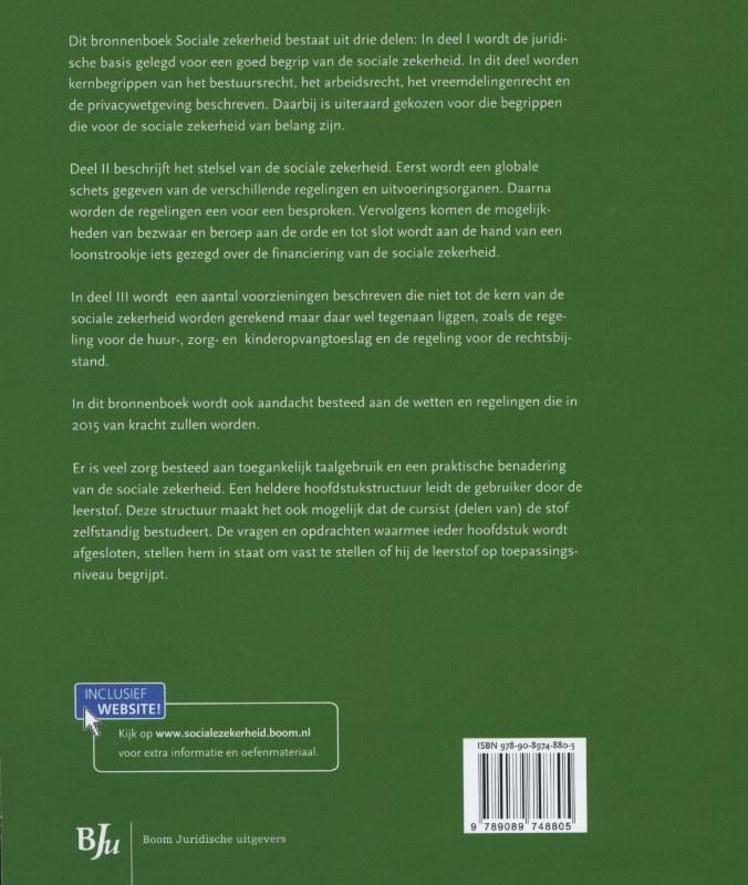 Achterkant van Sociale zekerheid