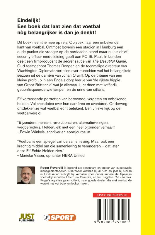 Achterkant van Elf echte helden