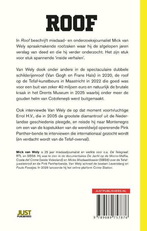 Achterkant van Roof