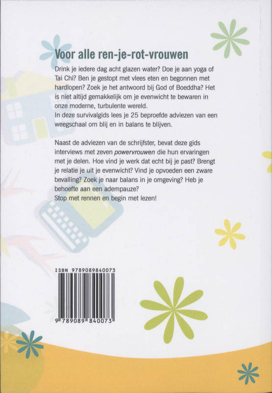 Achterkant van Hoe blijf je blij en in balans?
