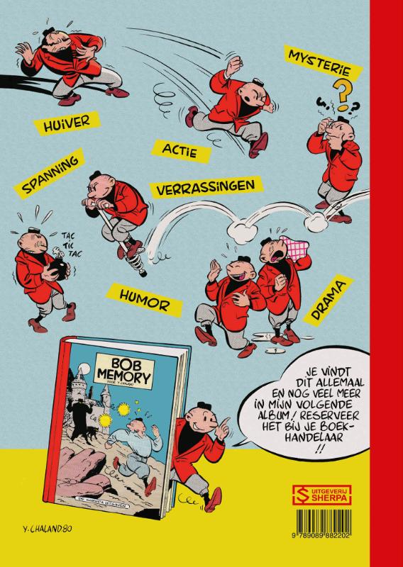 Achterkant van Bob Fish & De jonge Albert
