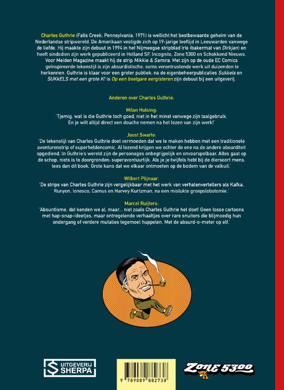 Achterkant van Op een beetgare eergisteren