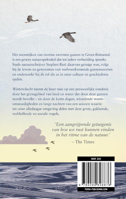 Achterkant van Wintervlucht