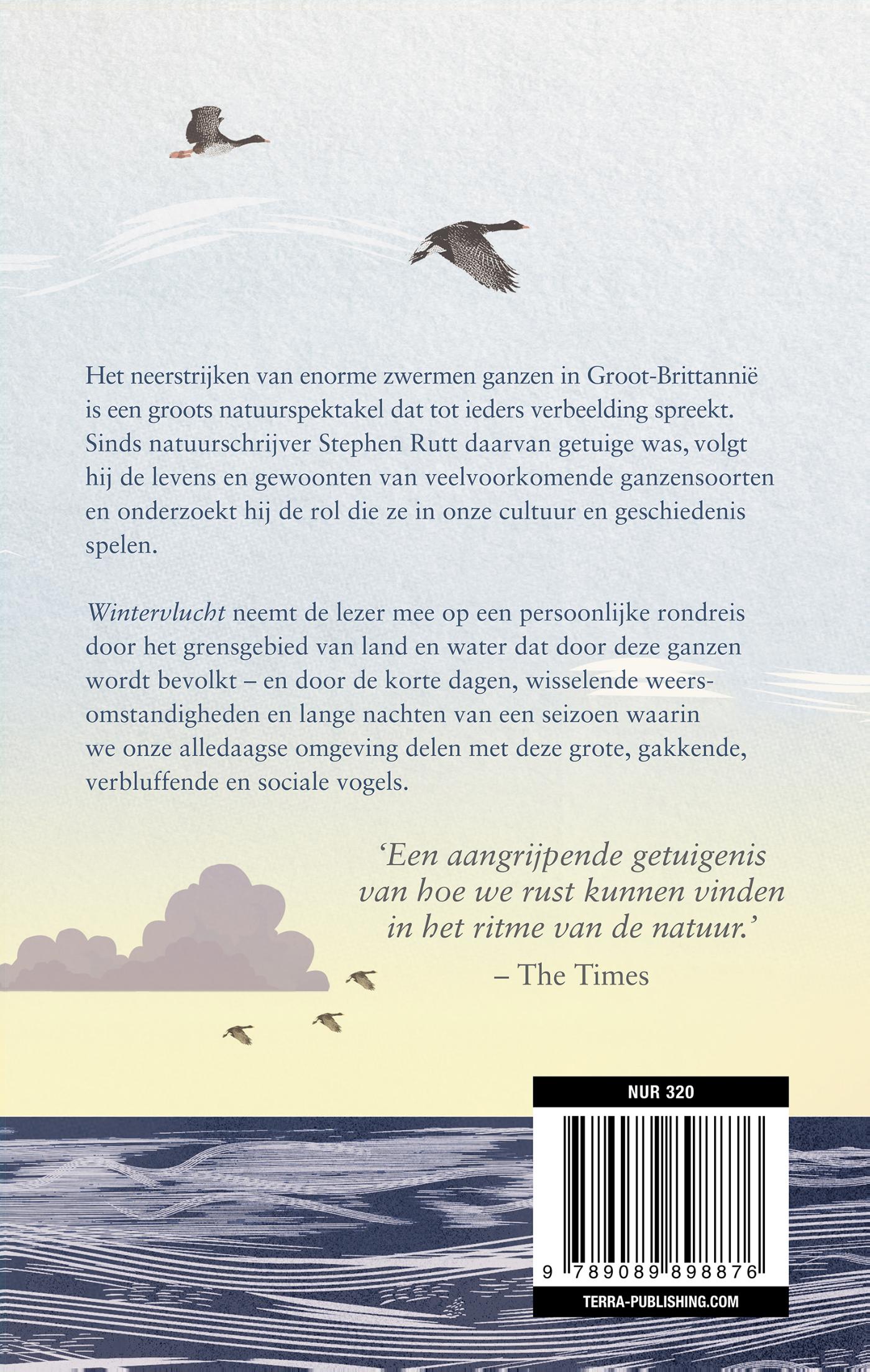 Achterkant van Wintervlucht
