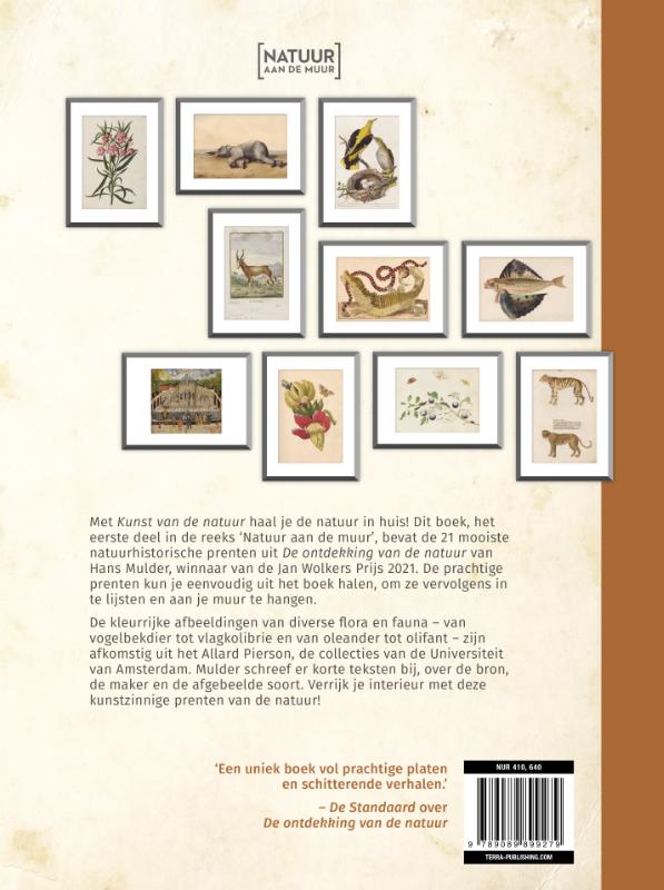 Achterkant van Kunst van de natuur