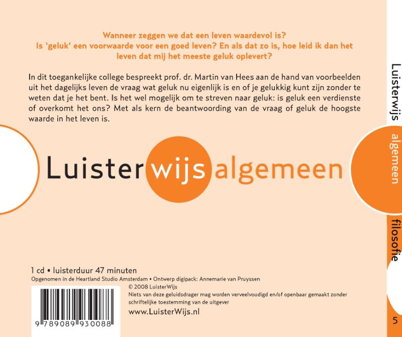 Achterkant van Geluk