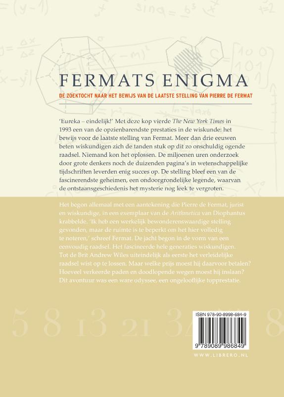 Achterkant van Fermat's enigma