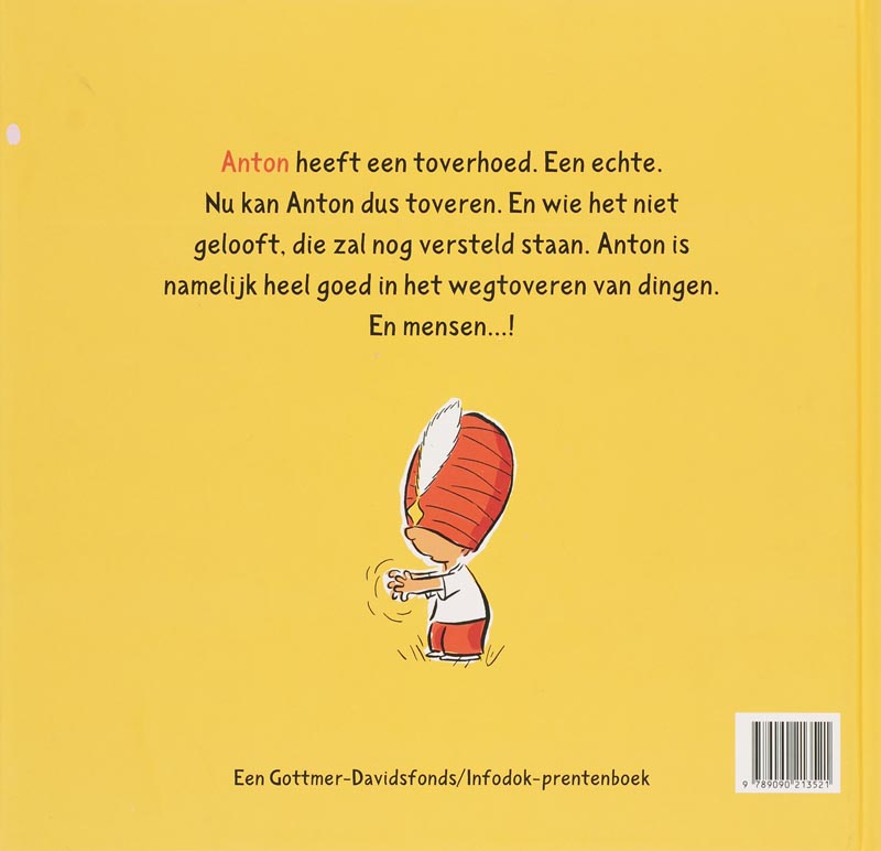 Achterkant van Anton kan toveren