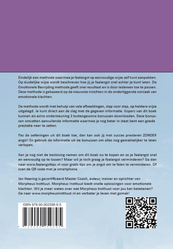 Achterkant van Pak je faalangst aan